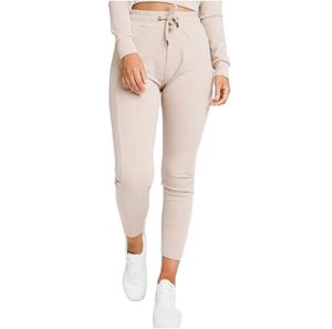 Customized High Quality Sweatpants Drawstring Gym Wear Fitted Women Streetwear Cotton Sweatpants - Product Image 1