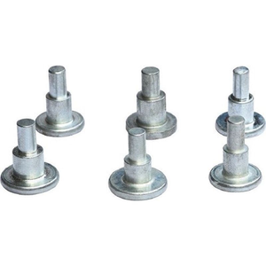 Rivet d'épaule en acier à tête plate de forme personnalisée, rivet massif à pas - Product Image 1