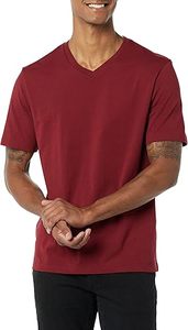 T-shirts à manches courtes et col en V pour hommes de qualité supérieure coupe sèche UPF 50 + - Product Image 4