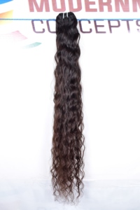 Venta al por mayor 100% Extensiones de Cabello Humano Virgen Natural Suelto Onda Profunda Curl Procesado Químicamente Calidad Centrado Proveedor - Product Image 2