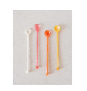 Cuillère de bar et cuillère à mélanger en résine durable et design Cuillère à café gravée à la main Cuillères et fourchettes de service - Product Image 4