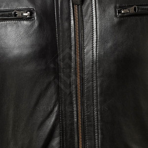 Nouvelle Veste Décontractée en Cuir de Vachette Faite sur Mesure, Fermeture Éclair Avant, Couleur Unie, Écologique, Respirante, Haute Qualité, pour l'Hiver - Product Image 5