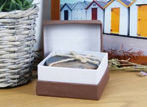 Round Himalayan Marble Black Gold Coaster Set Of 4 10Cm 4 Inch - Product Image 3