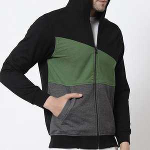 Usine pas cher prix mi-poids hommes à capuche basiques coton mélangé intérieur polaire matériel Hip Hop à la mode à capuche pour homme - Product Image 5