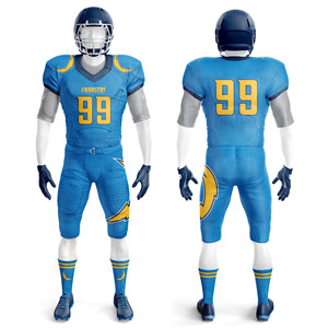 Best Selling High Performance American Football Uniform for Youth Custom Fit Top Trending Sublimated Graphics Breathable - Product Image 6