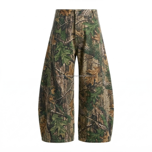 Jeans Personalizados al por Mayor, Jeans de Cintura Alta, Pantalones de Mezclilla Acampanados con Efecto Push-Up, Jeans de Camuflaje Elásticos Holgados para Mujer, Fabricante - Product Image 4