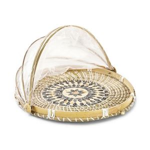 Couvre-plat en nacre fait à la main pour la protection des aliments, décoration de table à manger et usage domestique en provenance du Vietnam - Product Image 1