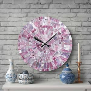Home accessory mother of pearl <b>clocks</b> decorative capiz shell inlay <b>clock</b> <b>in</b> mosaic pattern - Product Image 2