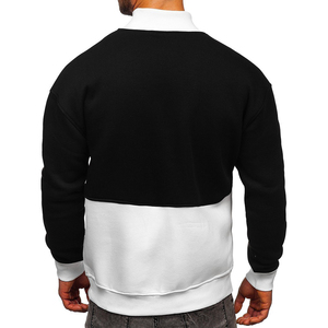 Vente en gros de sweatshirts unis personnalisés pour hommes pull à col rond décontracté sweatshirts en molleton de coton à manches longues commande en gros - Product Image 2