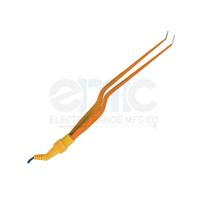 Pinzas bipolares manuales de acero reutilizables antiadherentes 2025 de la mejor calidad con puntas en ángulo de diseño Jensen de bayoneta de cable integrado - Product Image 2