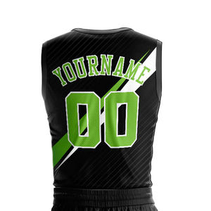 Conjunto de Uniformes de Baloncesto Personalizados al por Mayor, Camiseta y Pantalones Cortos Sublimados para Equipos, Clubes Juveniles y Adultos, Uniformes Deportivos de Baloncesto - Product Image 6
