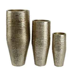 Decoración de vajilla, jarrones de suelo, alta calidad estándar, sala de estar, decoración del hogar, recipiente de Metal, jarrones de suelo estándar, decoración - Product Image 2