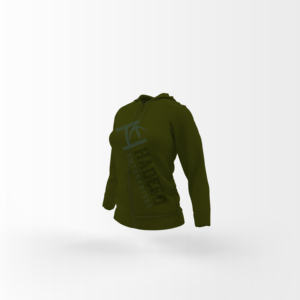 Sudaderas con capucha y cremallera completa para mujer, cálidas para invierno, con logo personalizado frontal, ecológicas y de secado rápido, para uso casual. - Product Image 2