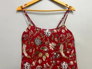 ชุดเสื้อผ้าใส่อยู่บ้านสำหรับผู้หญิงใส่ในฤดูร้อนกางเกงขาสั้นพิมพ์ลายบล็อกผ้าฝ้ายพร้อมคอตักเสื้อตัวบนชุดคลุมชายหาดคอลเลกชันสไตล์ตุ๊กตาเด็กทารก - Product Image 3