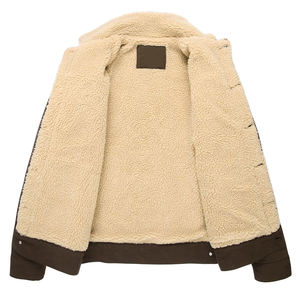 Veste en jean personnalisée en tissu polaire en coton uni pour homme, veste en jean respirante de luxe avec logo imprimé pour homme - Product Image 3