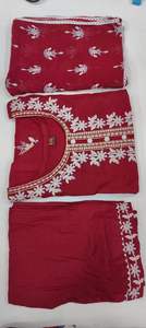 Dernière tenue fantaisie de créateur haute sur demande rayonne lourde Kurti & pantalon broderie travail avec Dupatta belle couleur femme à vendre - Product Image 6