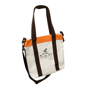 Bolsa de lona de algodón de tamaño personalizado para regalo de promoción para mujer, bolsa de viaje a precio barato con asa de correa de cincha para ir de compras - Product Image 6