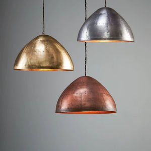 Traditional Style Copper Pendant <b>Lamp</b> For Cultural Interior Themes Adding Authentic Charm With Metal Craft - Product Image 1