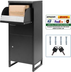 Mobilier d'extérieur moderne personnalisé boîte aux lettres de grande capacité pour les journaux OEM/ODM grand mobilier de maison bricolage vertical en métal - Product Image 2