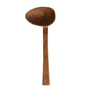 Cuchara de Servir de Madera de Acacia al por Mayor, Forma Única, Vajilla de Cocina para Fiestas, Hecha a Mano en India - Product Image 1