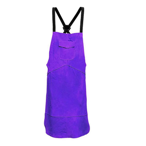 Durable Premium Quality Cowhide Split Welding <b>Aprons</b> Fashion <b>Denim</b> Canvas Leather <b>Apron</b> - Product Image 4