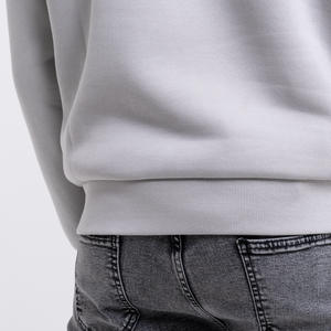 Sweat à capuche d'hiver gris 100% coton à la mode pour un style sans effort et un confort quotidien Sweats à capuche personnalisés à coupe régulière - Product Image 6