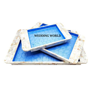 Bandeja de chocolate de diseño de forma cuadrada elegante hecha a mano Venta caliente cocina y artículos para el hogar Venta al por mayor nueva bandeja de chocolate de lujo - Product Image 2