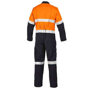 Chaqueta de Seguridad Unisex de Alta Visibilidad, Reflectante, Impermeable, Cortavientos, Transpirable, con Aislamiento de Poliéster, Antibacteriana, con Cremallera, Talla Grande - Product Image 3