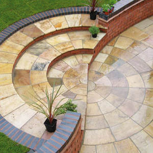 Paquetes de Baldosas de Arenisca Color Menta para Patio, Revestimiento Exterior Beige con Acabado Pulido, Cortado a Medida para Terrazas de Jardín - Product Image 6