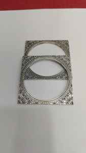 5 ITALIAN STERLING SILVER GREEK LEAF PATTERN <b>BRACELET</b> WITH CUBIC ZIRCON Jarman Silvar - Product Image 3