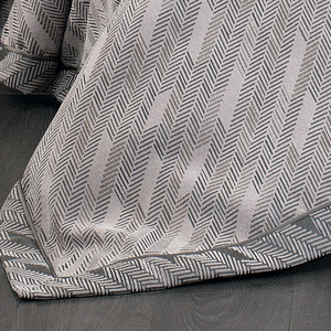Guzide Julia Mink 4-Piece Customized Luxury <b>Bedspread</b> <b>Set</b> 100% Chenille Organic Woven Striped Washable Anti-Dust Mite - Product Image 5