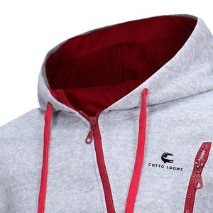 Meilleur prix pour hommes sweats à capuche respirant taux d'usine couleur unie pull polaire coton mélangé premium mode nouveauté streetwear - Product Image 4