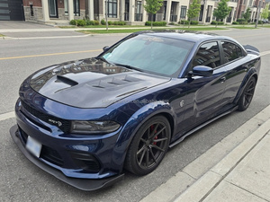 Cofano Motore Anteriore in Fibra <span class=keywords><strong>di</strong></span> Carbonio Stile Viper per Dodge Charger SRT 2015-2024, Cofano Sportivo Ventilato S9 - Product Image 3