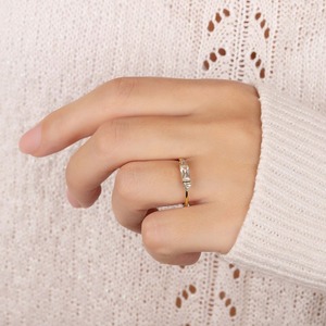 เครื่องประดับอัญมณีสีขาวบุษราคัมสำหรับผู้หญิงแหวนเงินสไตล์ Boho เครื่องประดับ925เงินสเตอร์ลิงทำด้วยมือของขวัญสำหรับคุณแม่ - Product Image 2