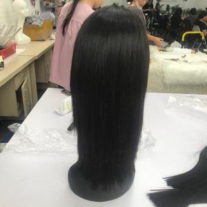 UNE PLEINE PERRUQUES Naturel noir bonestraight style 100% Vietnamien cheveux humains taille 10 pouces-36 pouces couleur décoloration #60 #613 - Product Image 3