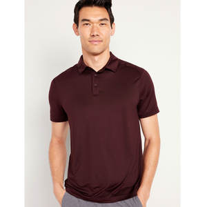 Polo informal ajustado personalizado para hombre, novedad de moda de verano, Polo de manga corta a rayas con estampado de botones y colores a juego para hombre - Product Image 2