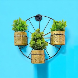 Maceta Redonda de Diseño para Arreglos de Plantas de Interior, Estilo Contemporáneo para el Hogar y Exhibición Decorativa de la India - Product Image 6