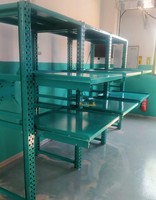 Étagère industrielle en métal pour moules, modèle DT-130-06, 65 % ouvrable, capacité de charge de 10 000 kg, tiroirs 2-5 niveaux, revêtement électrostatique en poudre