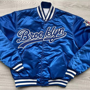 Veste bomber en satin pour homme, logo personnalisé en gros, haute qualité, 100% polyester satiné, imperméable - Product Image 1