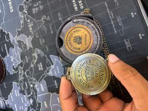 Para que siempre pueda encontrar el camino a casa, brújula de latón náutico Premium de latón con cadena de cuero en regalo hecho a mano antiguo - Product Image 4