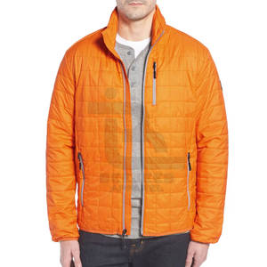 2025 nueva chaqueta acolchada de Color sólido para hombre, ropa de calle informal, cuello levantado, a prueba de viento, de secado rápido, transpirable para la temporada de invierno - Product Image 1