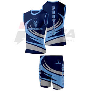Concevez votre propre produit Uniforme de piste Conception personnalisée Ensembles de course Pratique Porter Uniforme d'athlétisme - Product Image 1