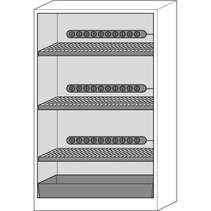asecos Armadio di Ricarica per Batterie agli Ioni di Litio, SmartStore-Pro, 3 Ripiani, L 1200 mm - Product Image 3