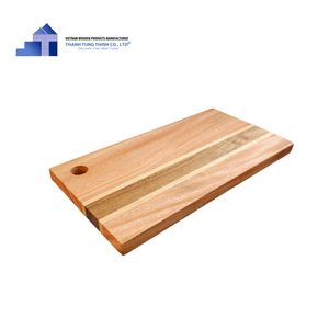 Tabla de cortar de madera de teca de grano final de alta calidad superventas para utensilios de cocina al por mayor de fabricante de Vietnam al por mayor - Product Image 3
