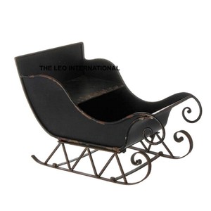 Trineo de Navidad con forma única de Metal de hierro, estilo elegante, hecho a mano, superventas, trineo de Navidad de la más alta calidad - Product Image 5