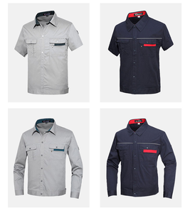 ชุดสูททำงานสองชิ้นสำหรับผู้ชายผ้าฝ้าย35% โพลีเอสเตอร์65% - Product Image 2