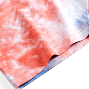 2025 Summer Collection Custom Men's <b>Tie</b> Dye Short Sleeve T-Shirt High Quality 100% Cotton <b>Knitted</b> Fabric - Product Image 3