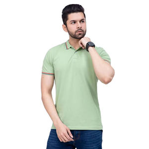 Haute qualité respirant homme été à manches courtes demi-manches brodé hommes t-shirt hommes polos - Product Image 6