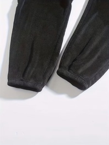 Men's Plus Size Solid Vintage Tracksuit Casual Fleece Pullover Sweatshirts Fluffy Warm Loose Fit Long Sleeve Hoodies Ultra Soft - Product Image 5