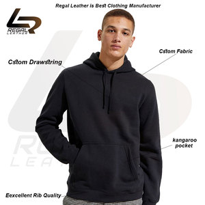 Venta al por mayor de encargo de los hombres de alta calidad personalizado 500gsm pesado pulóver con capucha de algodón caído hombros de gran tamaño Sudadera con capucha de los hombres - Product Image 1